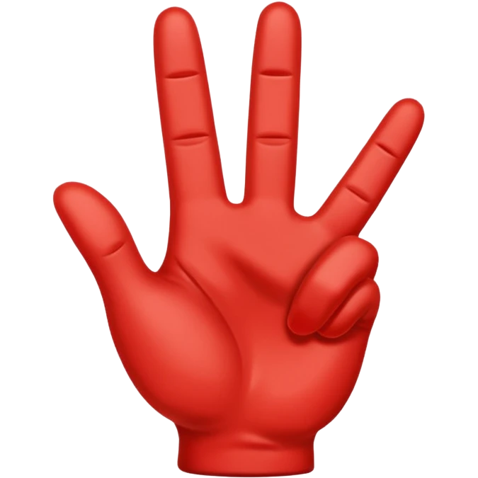 red rock n roll hand gesture emoji emoji
