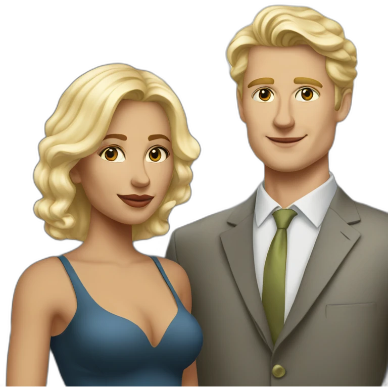 Old money blonde in nyc with her white boy husband emoji