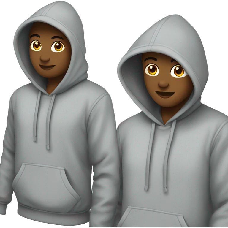 hoodie grey emoji