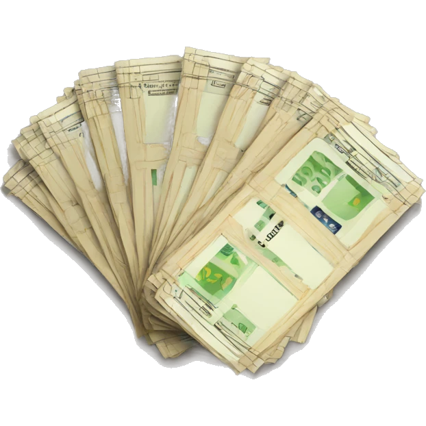 wad of tickets euro emoji