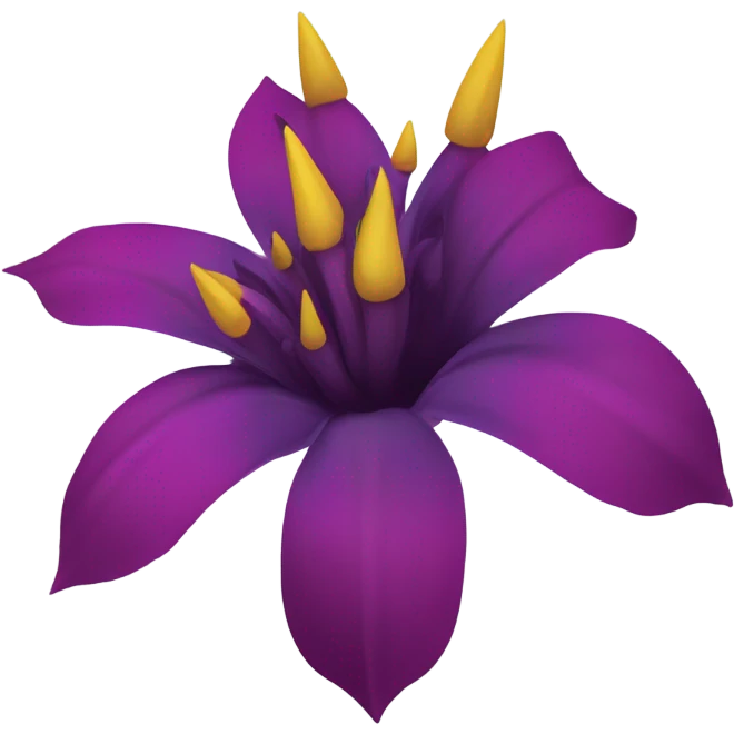 Angry flower  emoji