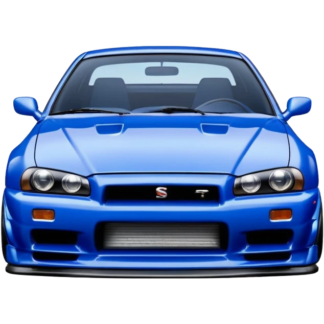 car Nissan Skyline GT-R R34 1999 like in the movie Fast and Furious  emoji