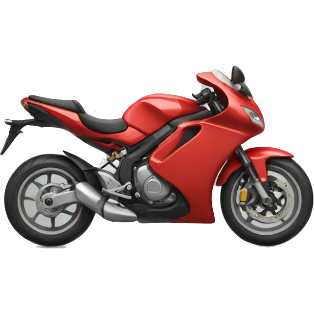Red motorcycle  emoji