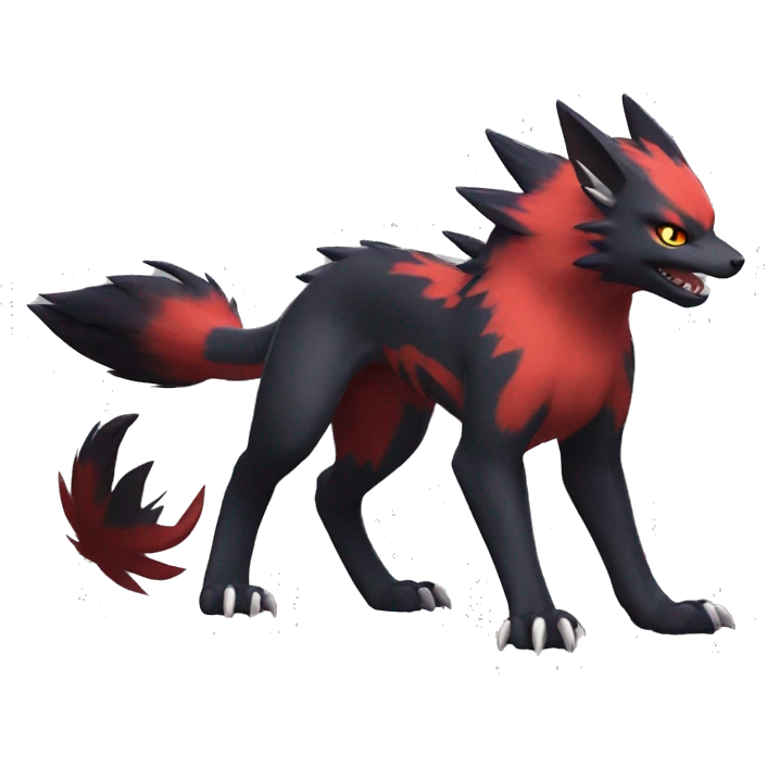Nargacuga-Litten-Zoroark full body emoji