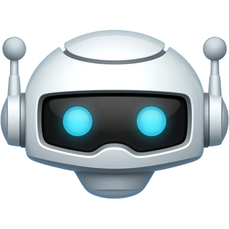 ai chatbot emoji to copy and paste in coding to show that this emoji when u click it will open the chatbot for assistant in tourism website emoji