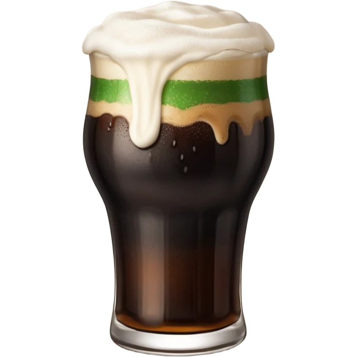 Dark beer irish emoji