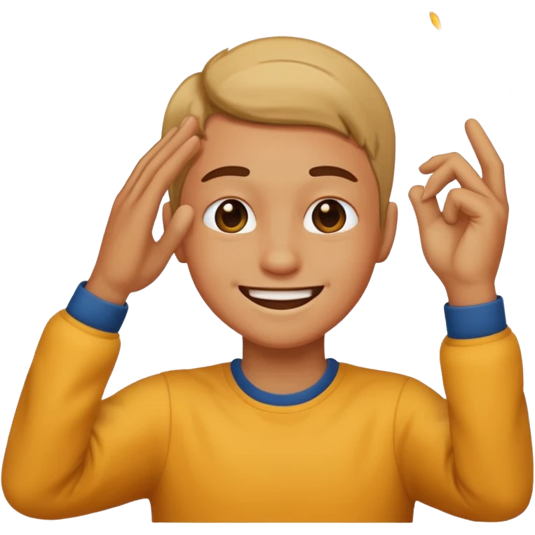 person dabbing emoji