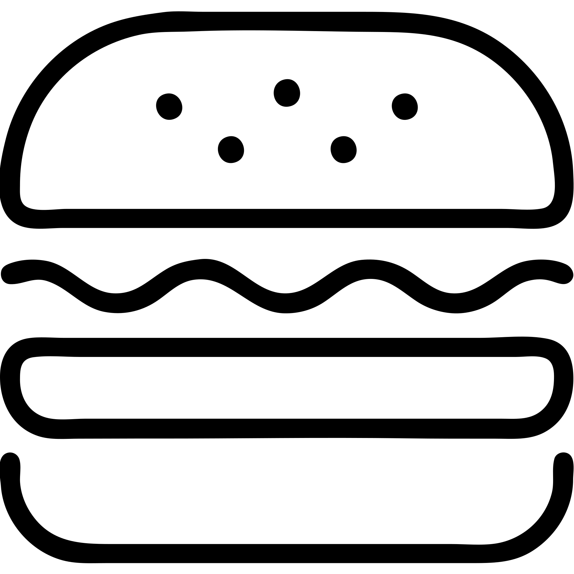 burger icon, minimalistic, outlined icon style emoji