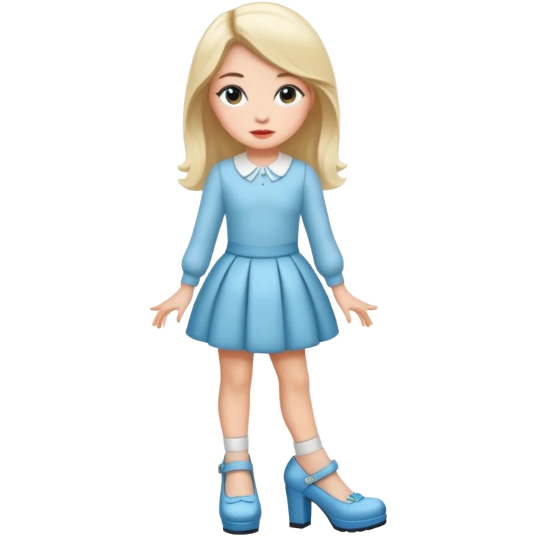 brielle girl wearing big shoes emoji