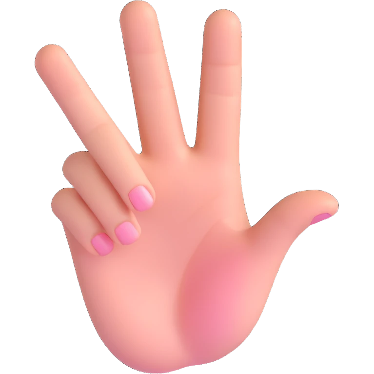 hand with thumb and pinky up, other fingers down emoji