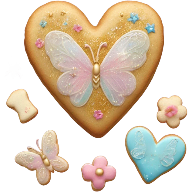Fairy cookie heart emoji