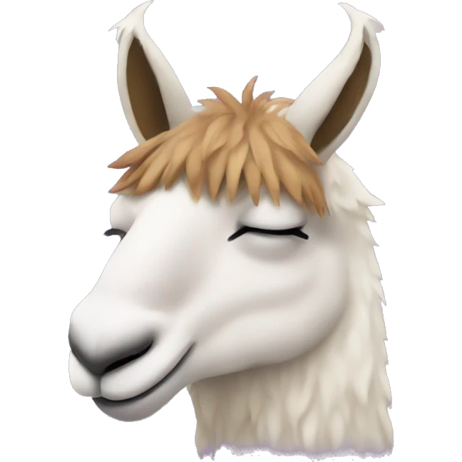 sleeping llama emoji
