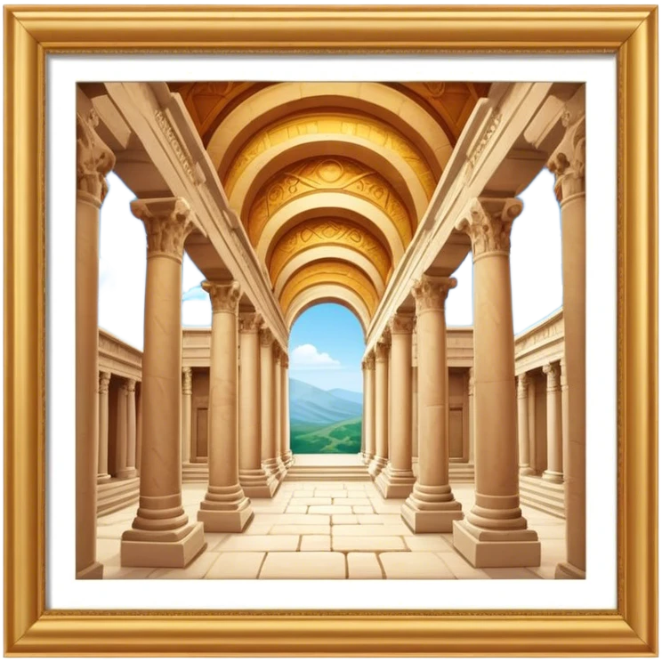 Cinematic Realistic The Library of Celsus Emoji emoji