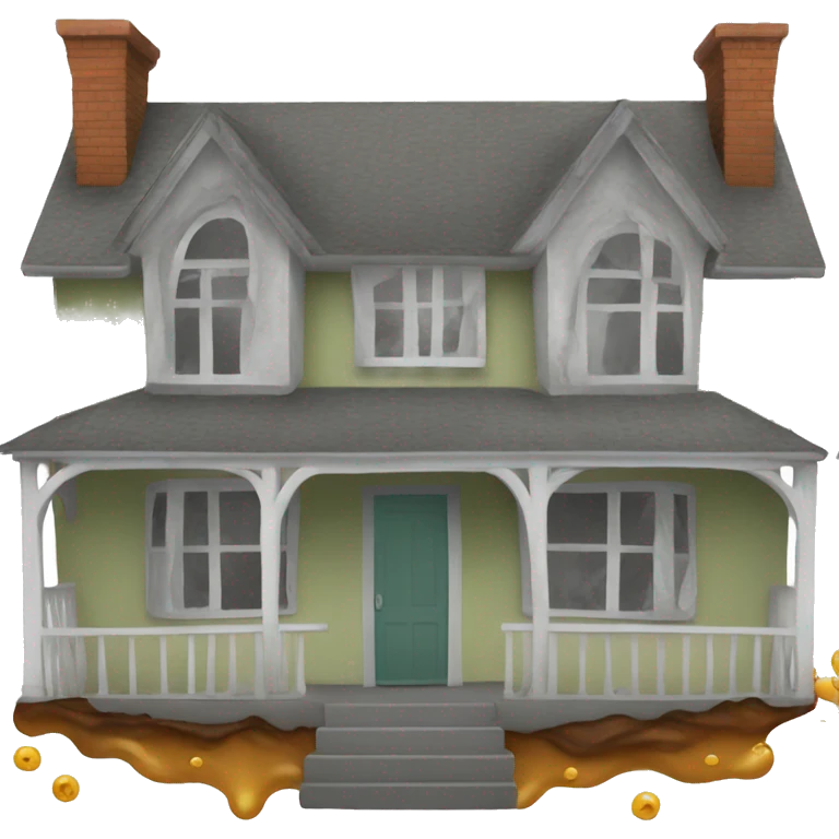 contaminated house emoji