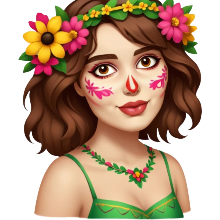 Flower-Crowned Dancer emoji