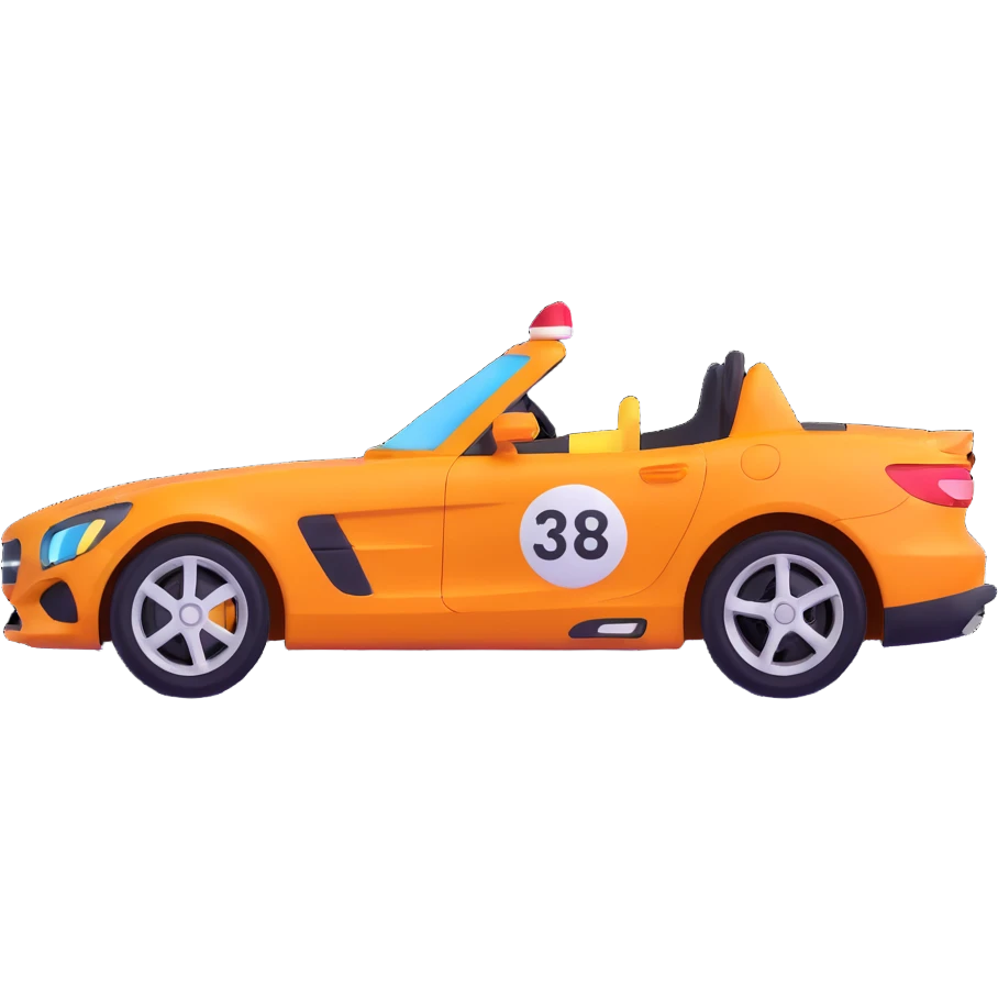 safety car side view emoji