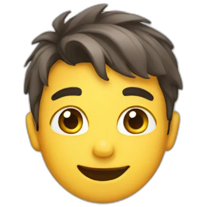 boy winks emoji