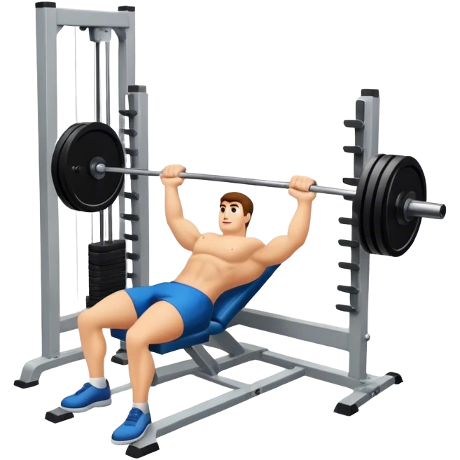 close-grip flat-benchpress emoji
