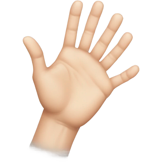 But hand emoji