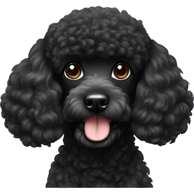 Black poodle emoji