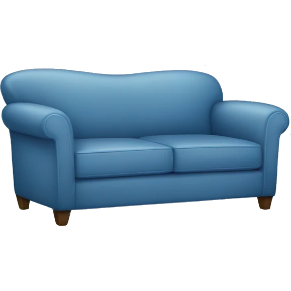 sofá azul emoji