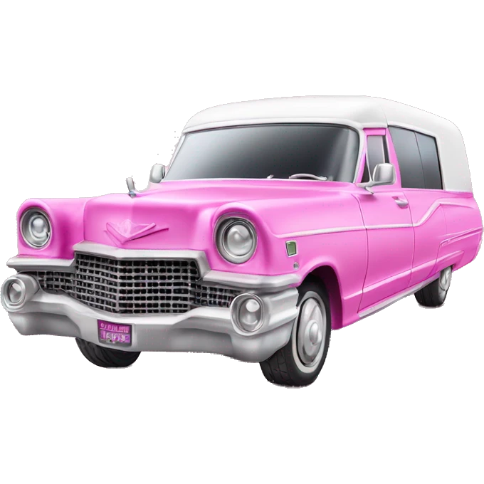 pink barbie hearse  emoji