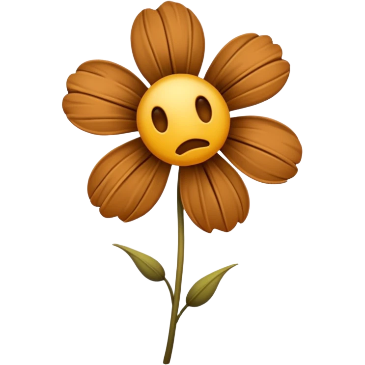 wilted flower emoji