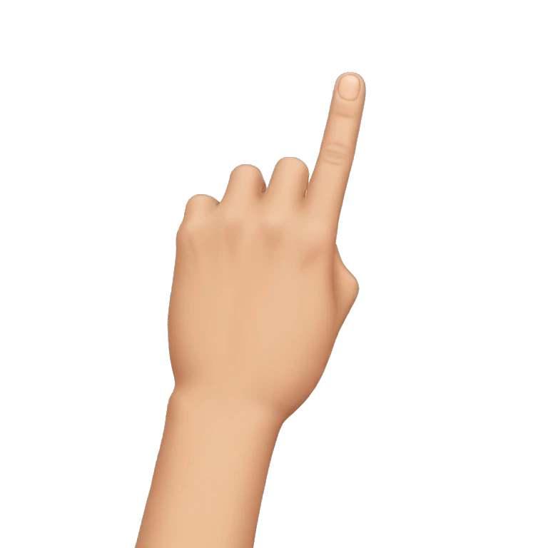 Index finger on two hands rubbing together emoji
