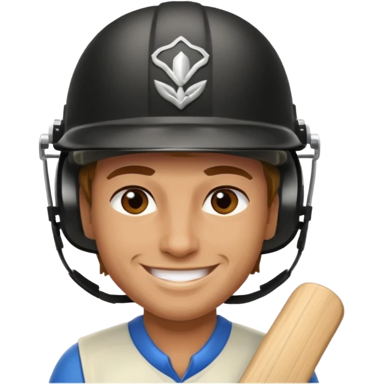 Cricketer emoji