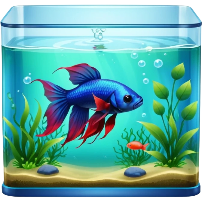 Betta fish tank emoji
