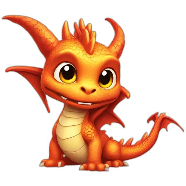 dragon cute glimmar emoji