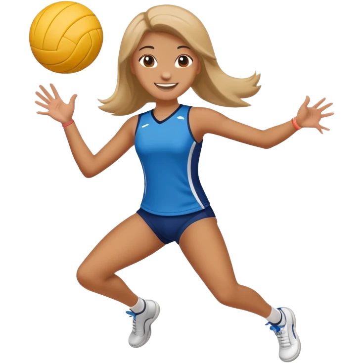 girl playing volleyball  emoji
