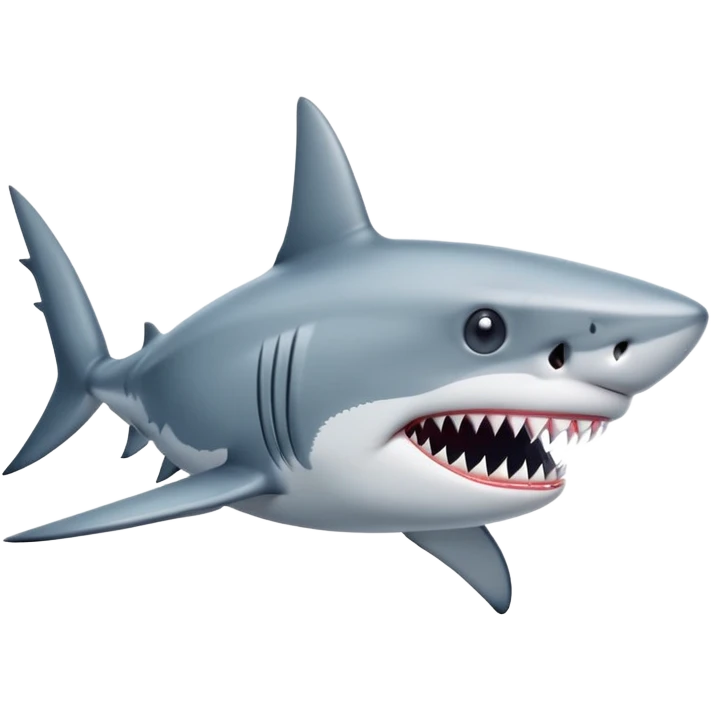 Shark with nails emoji