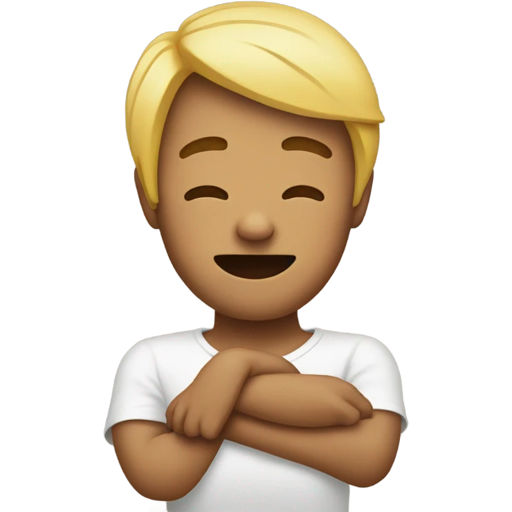 Emoji with hands on neck  emoji