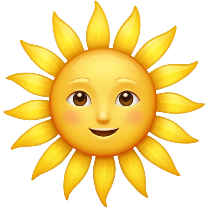 Sun emoji