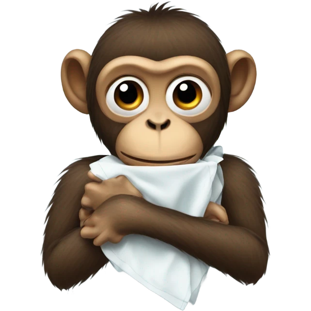 Monkey being sick emoji