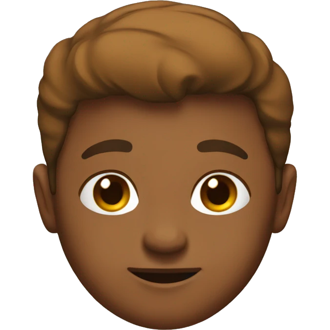 Brown vie emoji