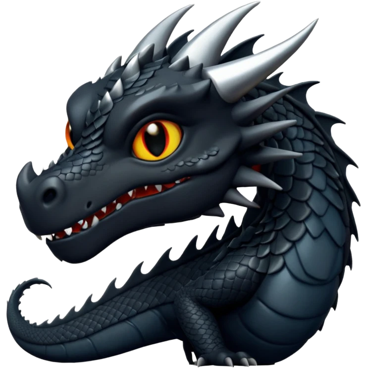 dnd 5e young black dragon boss monster emoji