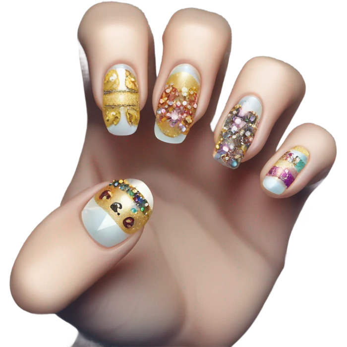 Fancy finger nails emoji