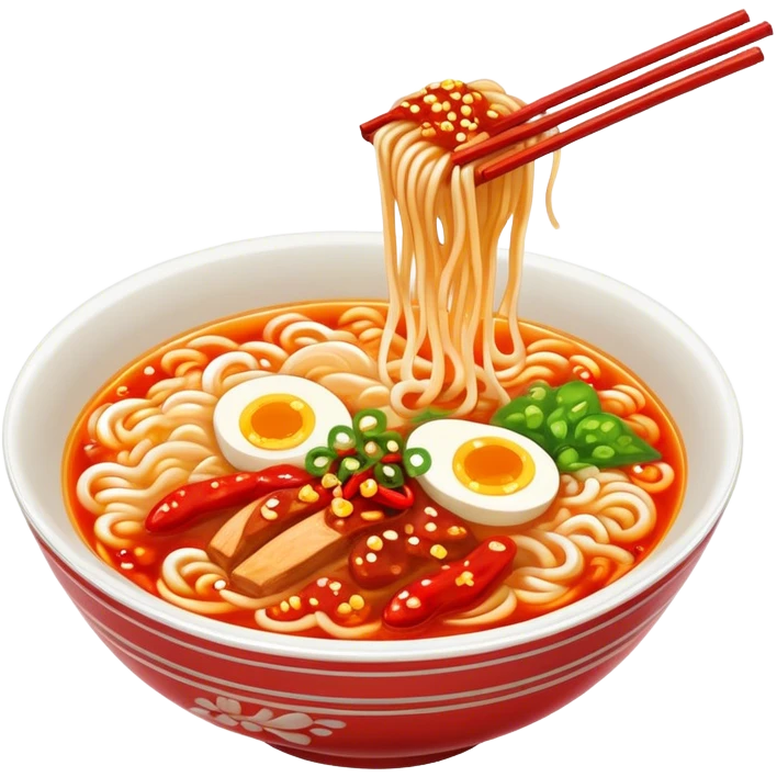 Spicy Ramen with Chili Oil 🍜🔥 emoji