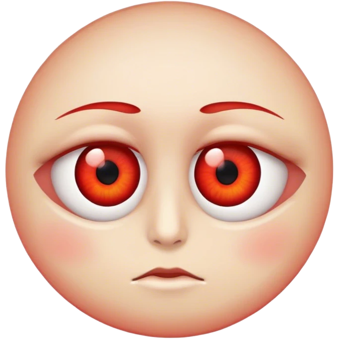 Red Eye emoji
