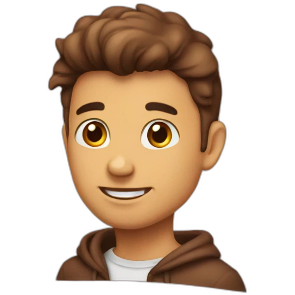 Coeur marron emoji