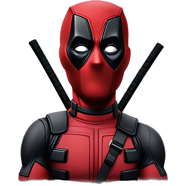 Deadpool with music emoji