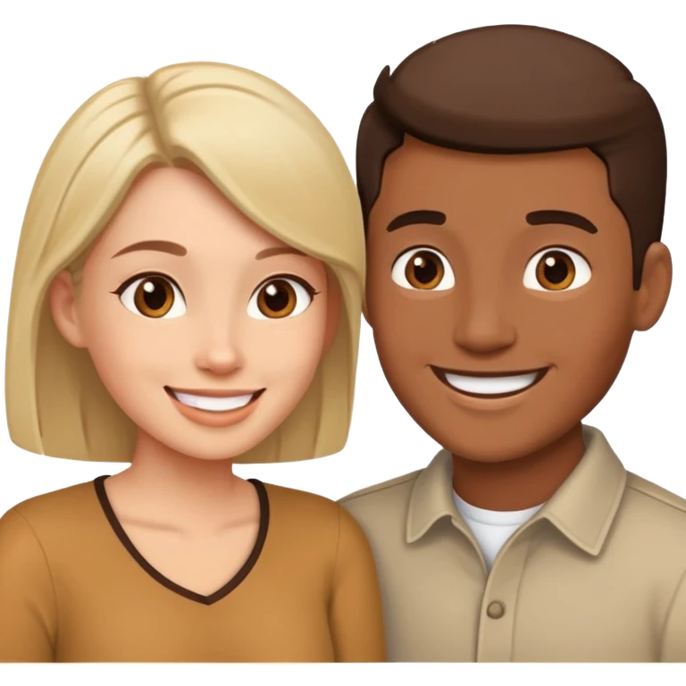 man and woman talking to each other emoji