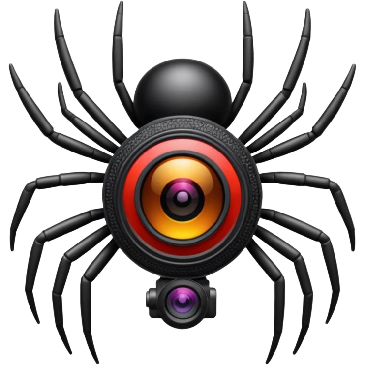 spider camera emoji