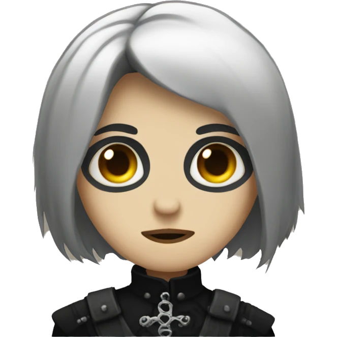 Goth emoji emoji