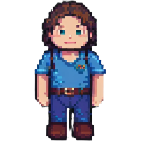 Minecraft character Steve pixel art emoji