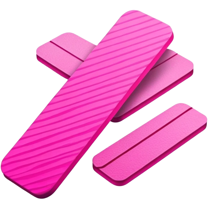 Pink nail files emoji