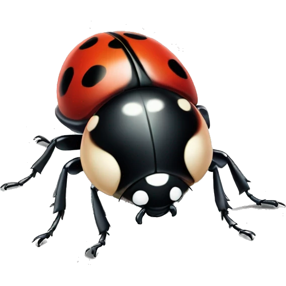 Ladybug with large head emoji
