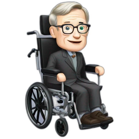 Stephen Hawking wheelchair emoji